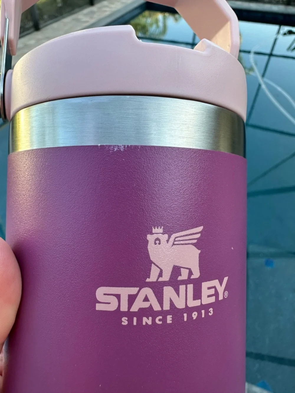 Stanley Raspberry Iceflow Flip Straw Tumbler - Picture 5 of 8